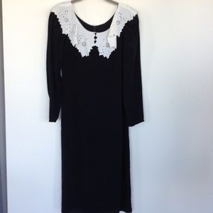 Straight black dress